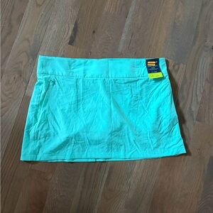 NWT Tek Gear aqua green golf athletic skirt size XXL